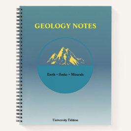 Geology Study Notebook – Minimal Academic Design Notitieboek