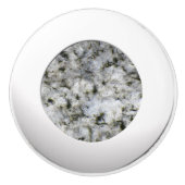 Geology White Granite Rock Texture Keramische Knop (Voorkant)