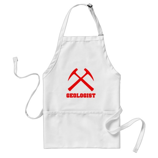 Geoloog Apron Standaard Schort (Voorkant)