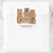 Geoloog bewegende Humor Sticker (Tas)