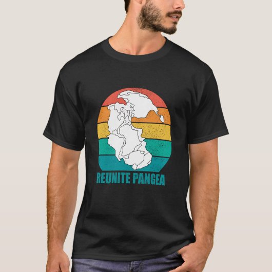 Geoloog brengt Pangea Reunite Pangea terug T-shirt (Voorkant)