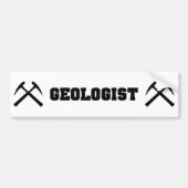 Geoloog Bumpersticker (Voorkant)