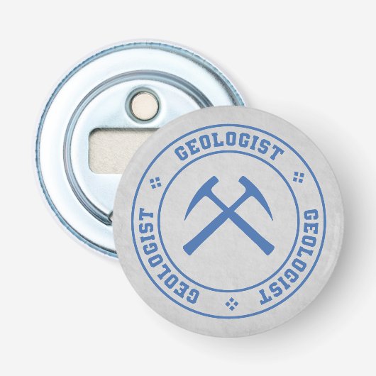 Geoloog Button Flesopener (Voorkant)