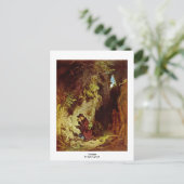 Geoloog Carl Spitzweg Briefkaart (Staand voorkant)