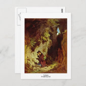 Geoloog Carl Spitzweg Briefkaart (Voorkant / Achterkant)