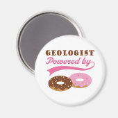 Geoloog Gift (Donuts) Magneet (Voorkant / Achterkant)