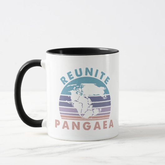 Geoloog Gift grappige geologie Reunite Pangeae Mok (Links)