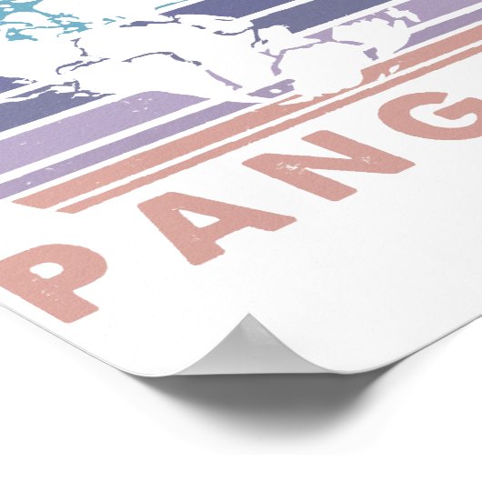 Geoloog Gift grappige geologie Reunite Pangeae Poster (Hoek)