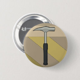Geoloog Hamer Ronde Button 5,7 Cm