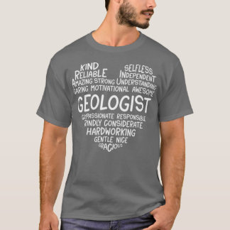 Geoloog Heart Geology T-shirt