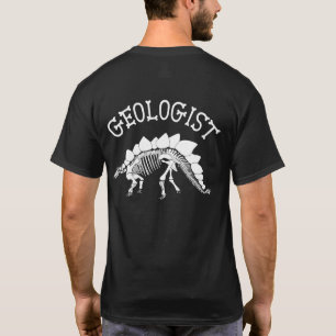 Geoloog Hoodie (Stegosaurus backprint) T-shirt