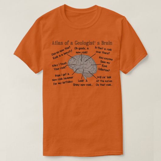 Geoloog Humor 1 T-shirt (Design voorkant)