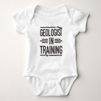 Geoloog in de training Toekomstige geoloog