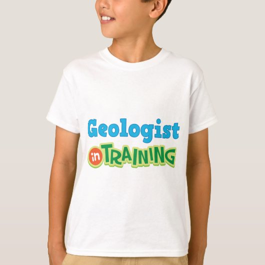 Geoloog in opleiding (toekomst) t-shirt (Voorkant)