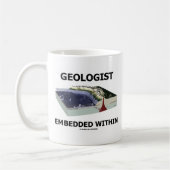 Geoloog ingebed in (ondervernevelingsgebied) koffiemok (Links)