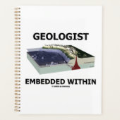 Geoloog ingebed in ondervertakkingszone planner (Voorkant)