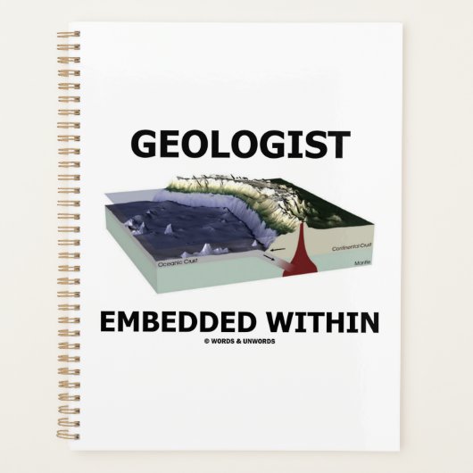 Geoloog ingebed in ondervertakkingszone planner (Voorkant)