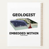 Geoloog ingebed in ondervertakkingszone planner (Achterkant)