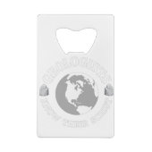 Geoloog kent hun scholier creditkaart flessenopener (Achterkant)