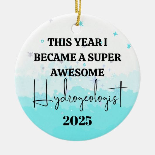 Geoloog Keramisch Ornament (Voorkant)