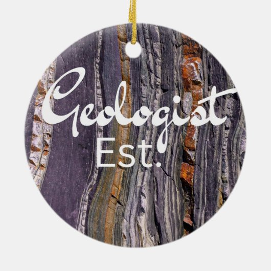 Geoloog Keramisch Ornament (Achterkant)
