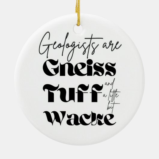 Geoloog Keramisch Ornament (Achterkant)