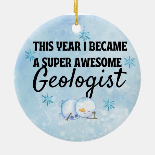 Geoloog Keramisch Ornament (Achterkant)