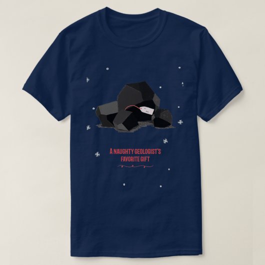 Geoloog Kerstmis T-shirt (Design voorkant)