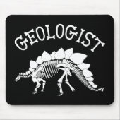 Geoloog Mousepad (Stegosaurus) Muismat (Voorkant)