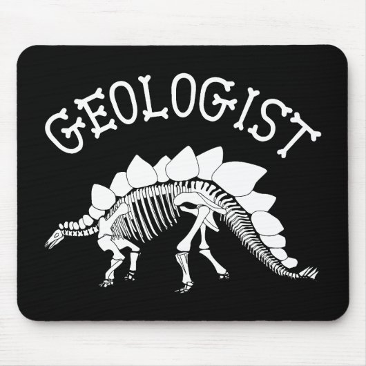 Geoloog Mousepad (Stegosaurus) Muismat (Voorkant)