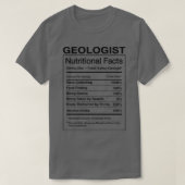 Geoloog Nutrition Feit Funny Geology Gift Humor T-shirt (Design voorkant)