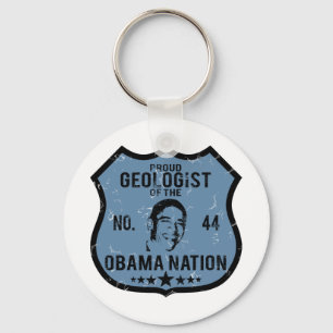 Geoloog Obama Nation Sleutelhanger