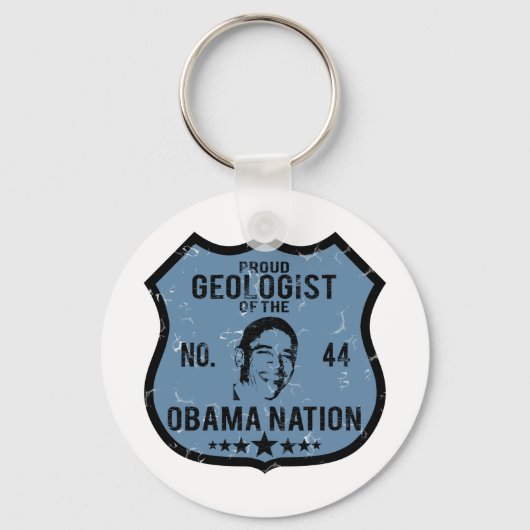 Geoloog Obama Nation Sleutelhanger (Voorkant)