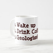 Geoloog om de Mok van de Lijst te doen (Voorkant links)