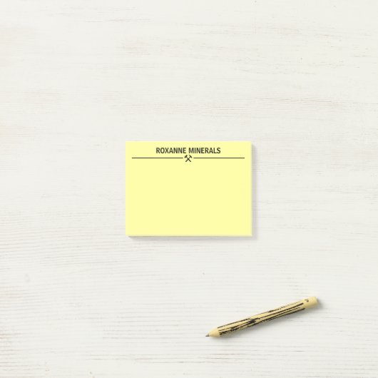 Geoloog op Maat Post-it® Notes (Op bureau)