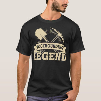 Geoloog Rockhounding Legend Rockhounder T-shirt