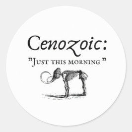 Geoloog Ronde Sticker