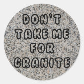 Geoloog Ronde Sticker (Voorkant)