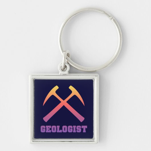 Geoloog Sleutelhanger (Voorkant)