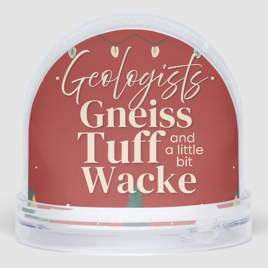 Geoloog Sneeuwbol (Achterkant)