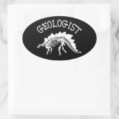 Geoloog Sticker (Stegosaurus) (Tas)