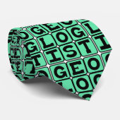 Geoloog, studie van de Aarde Stropdas (Opgerold)