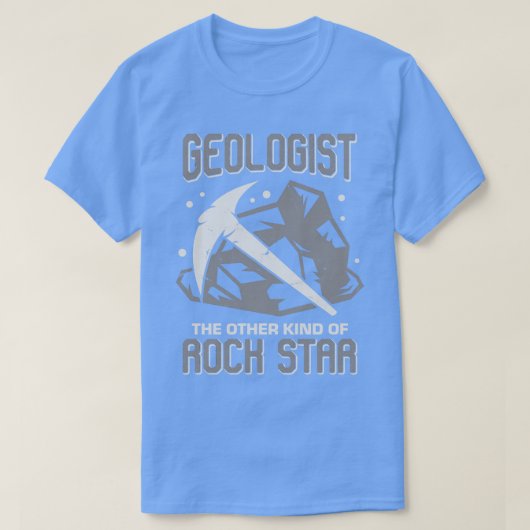 Geoloog The other type Rock Star T-shirt (Design voorkant)