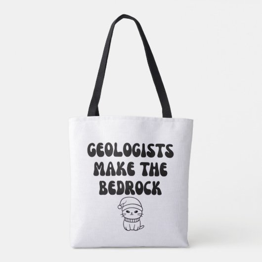 Geoloog Tote Bag (Achterkant)