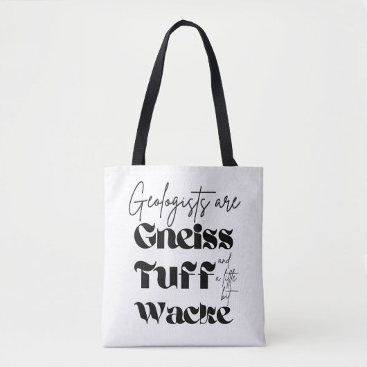 Geoloog Tote Bag (Voorkant)