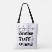 Geoloog Tote Bag (Achterkant)