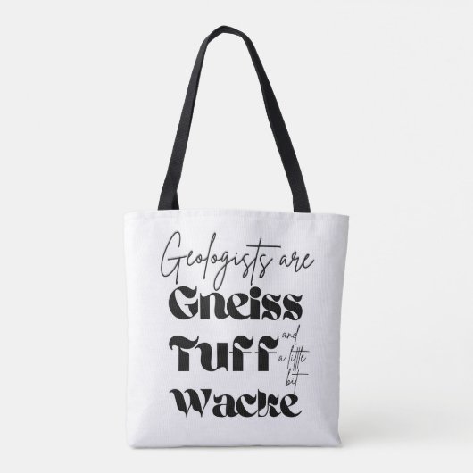 Geoloog Tote Bag (Achterkant)