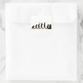 Geoloog Vierkante Sticker (Tas)