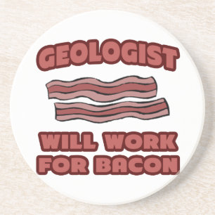 Geoloog.. Werkt voor Bacon Zandsteen Onderzetter
