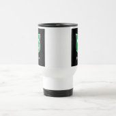 Geoloog's Crossed Rock Hammer en Shield Logo Reisbeker (Center)